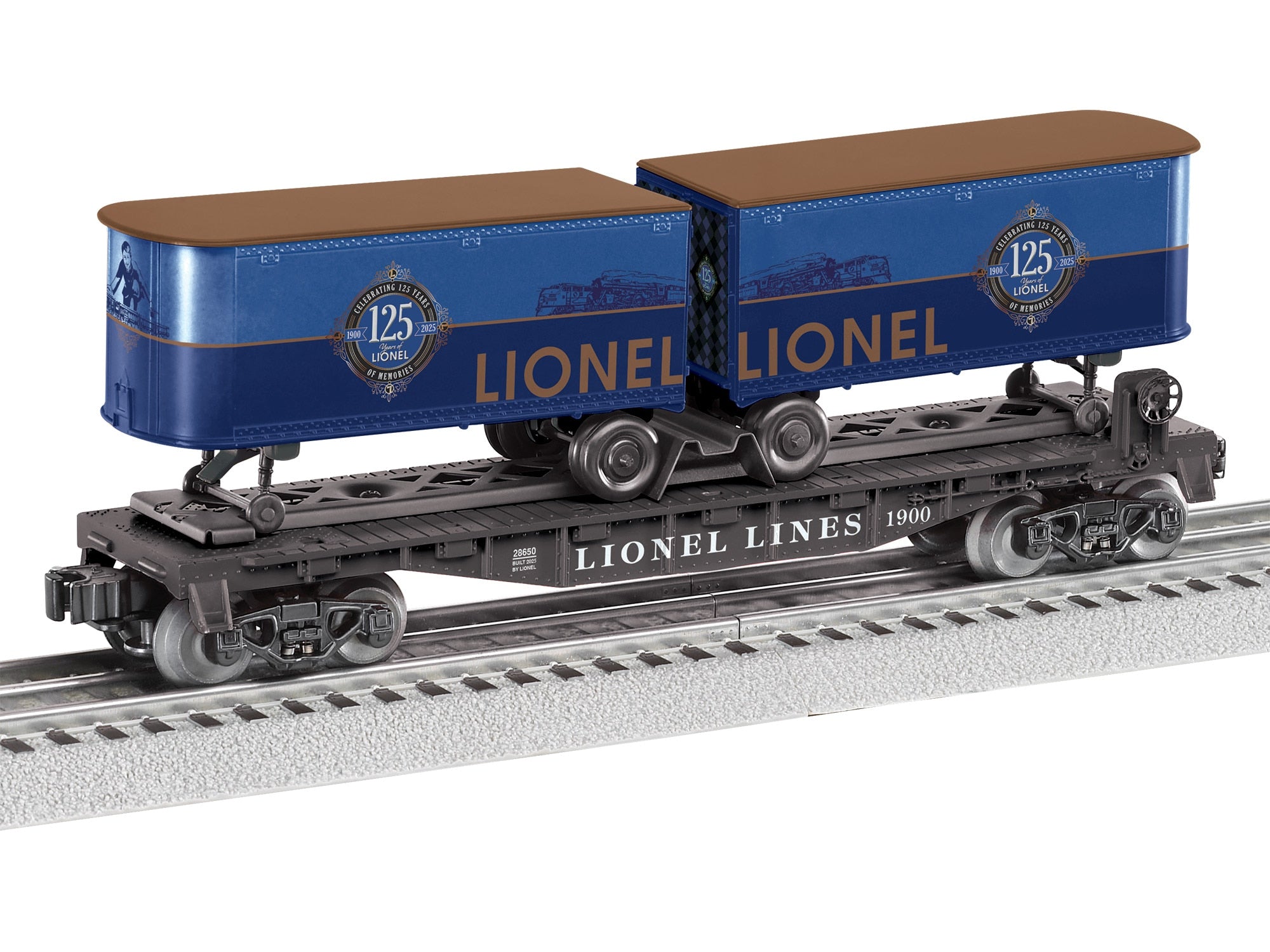 125TH ANNIV FLAT W/TRAILERS