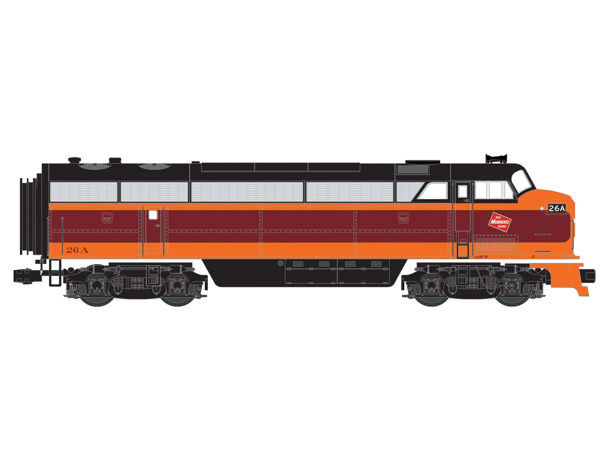 MILW LEGACY C LINER #26A,B & C (2533231, 232 & 239)