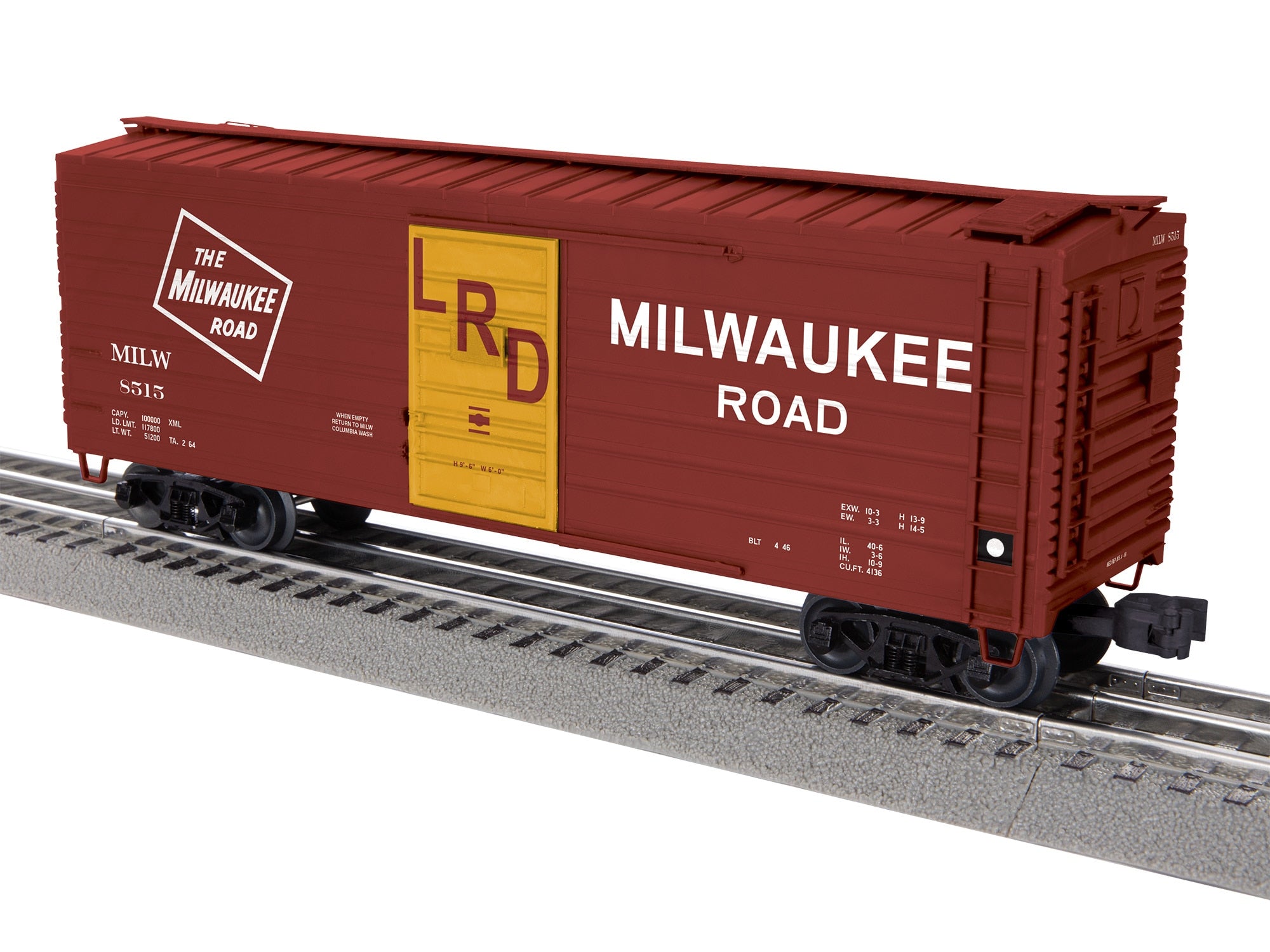 MILW RIB-SIDE BOXCAR (LRD)