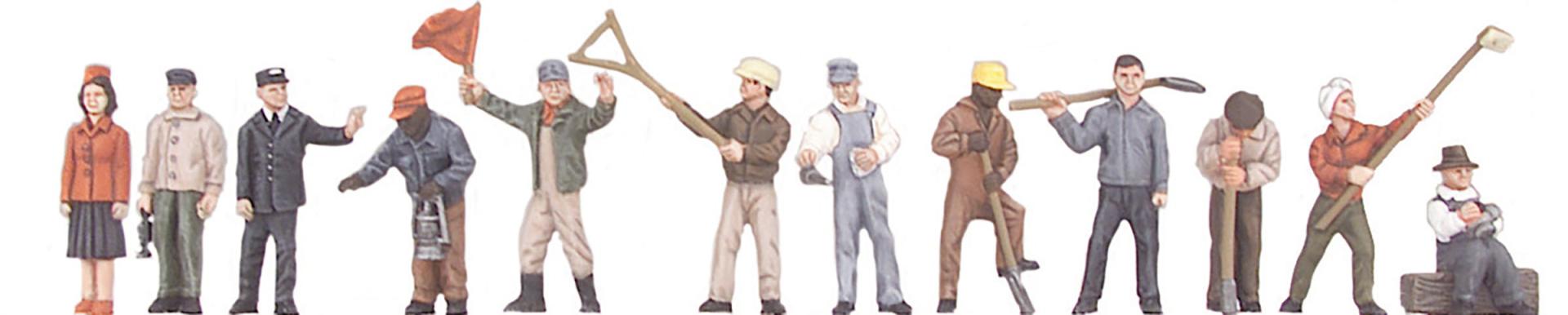 RAILROAD 12 PIECE FIGURES