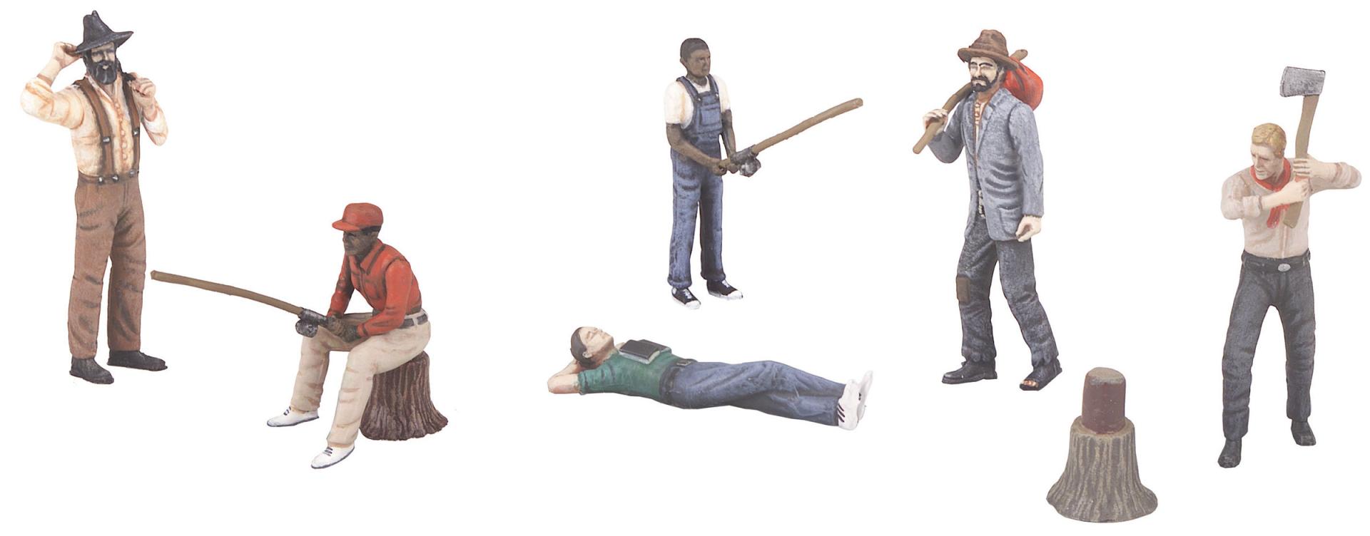 OUTDOOR PEOPLE 6 PC FIG. SET #2