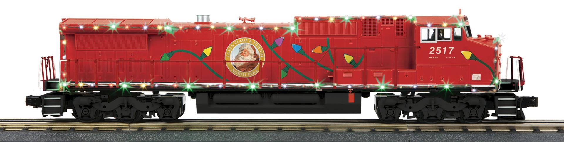 CHRISTMAS��DASH-8 W/LED LIGHTS