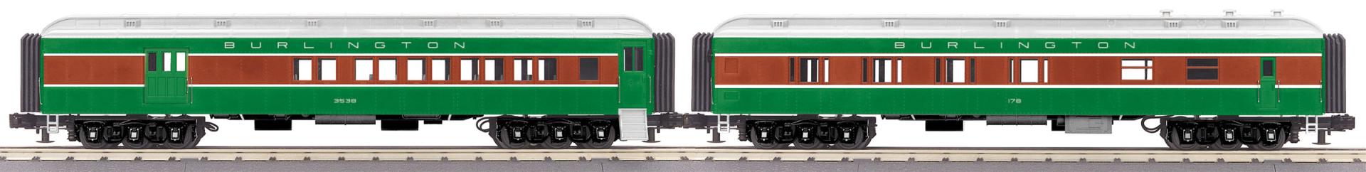 BURLINGTON 2-CAR COMBO/DINER SET