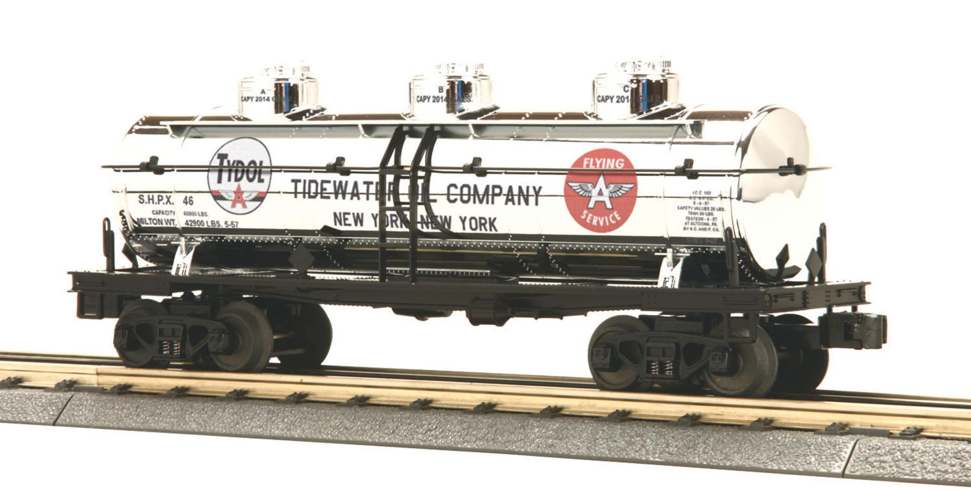 TIDEWATER 3 DOME TANK CAR