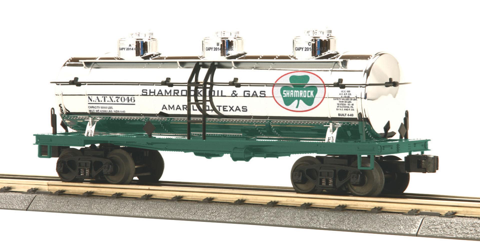 SHAMROCK 3 DOME TANK CAR