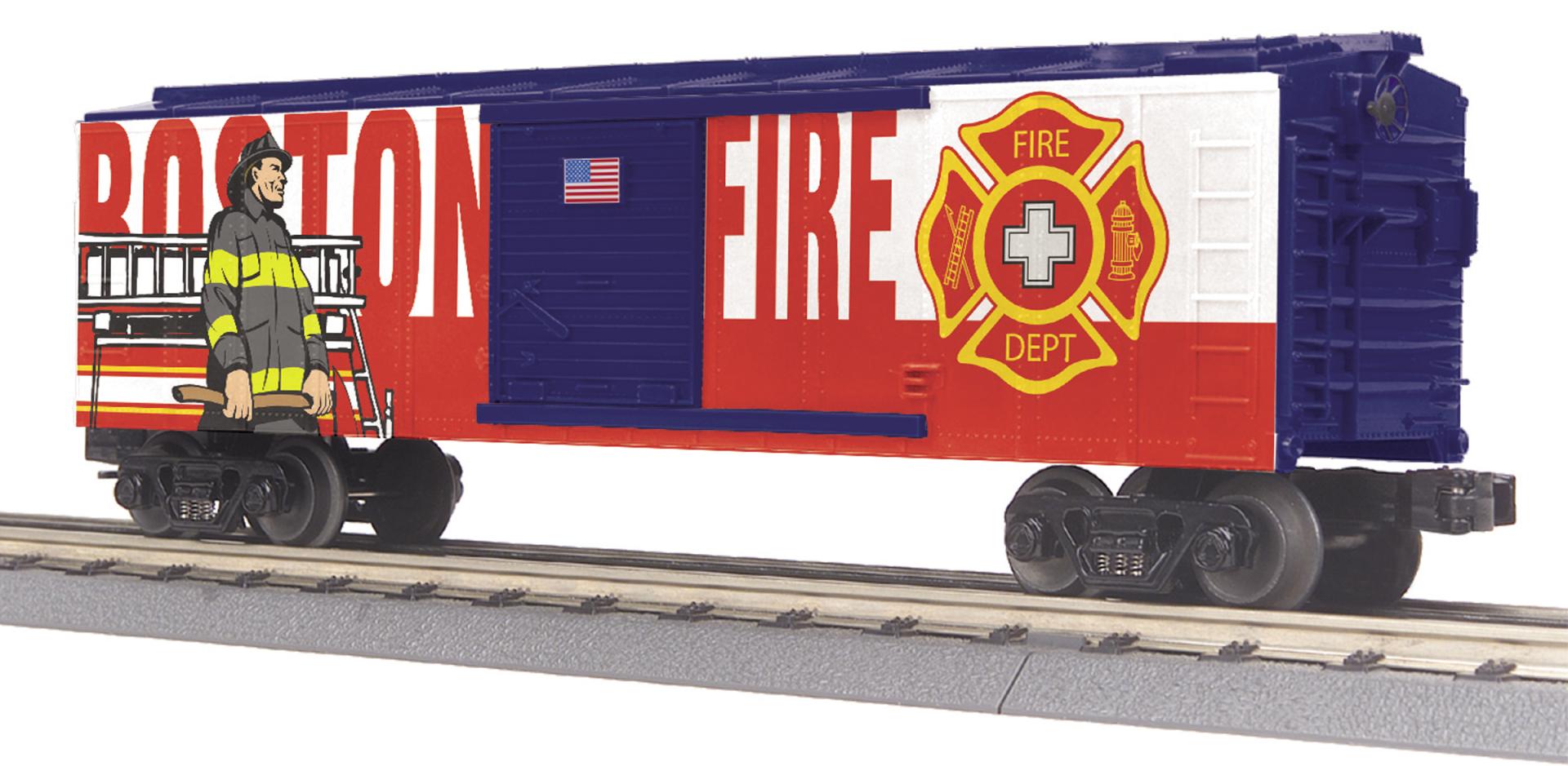 BOSTON FIRE DEPT BOX CAR
