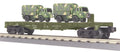 ARMY FLAT W/2 TROOP CARRIERS