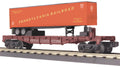 PRR FLAT CAR WITH TRAILER