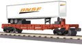 BNSF FLAT W/TRAILER