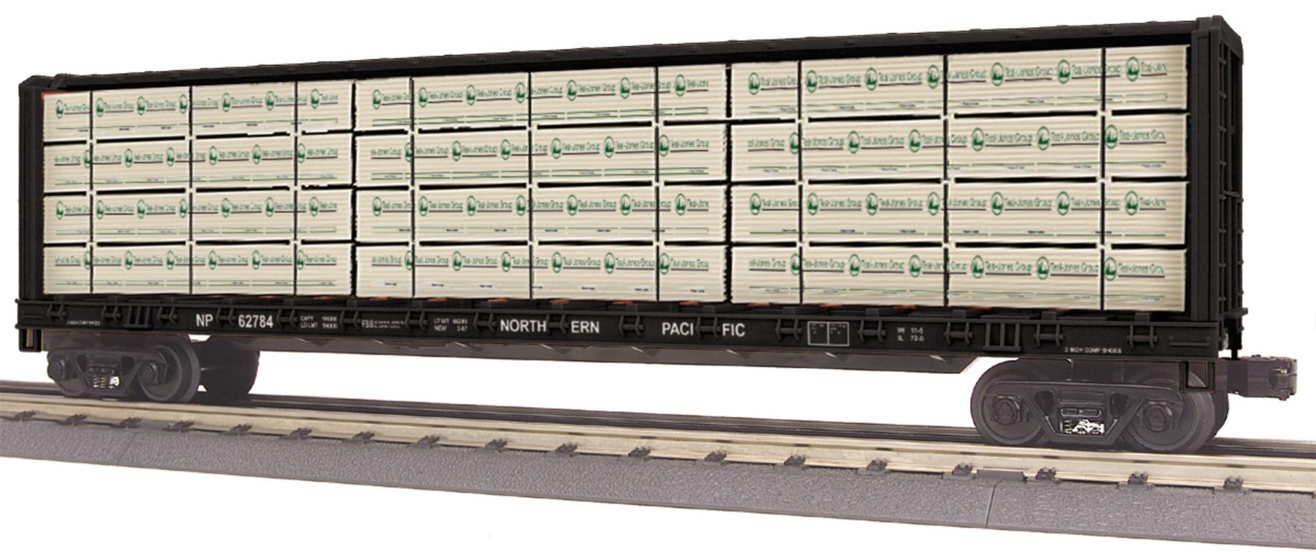 N.P. I-BEAM FLAT CAR