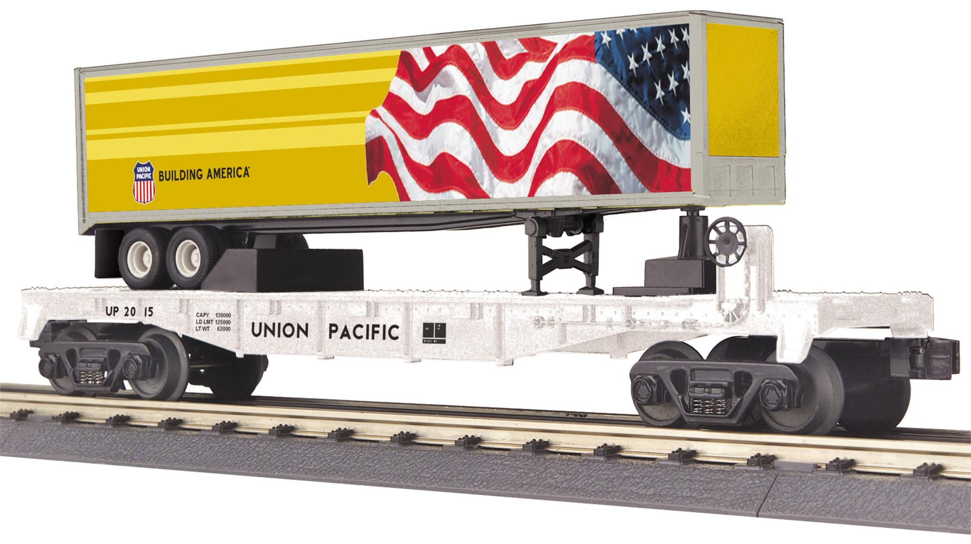 U.P. FLAT W/TRAILER