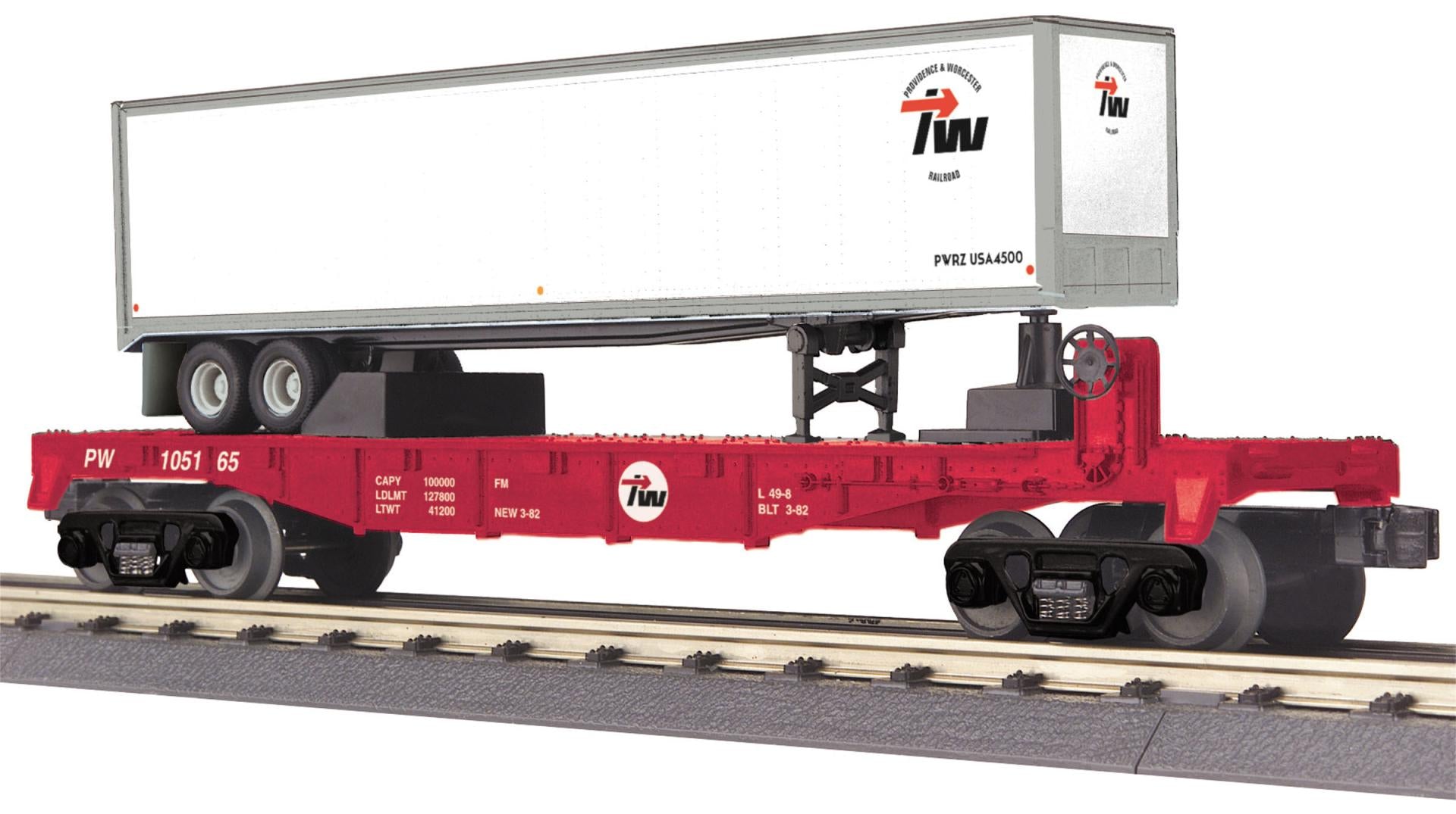P&W FLAT W/TRAILER