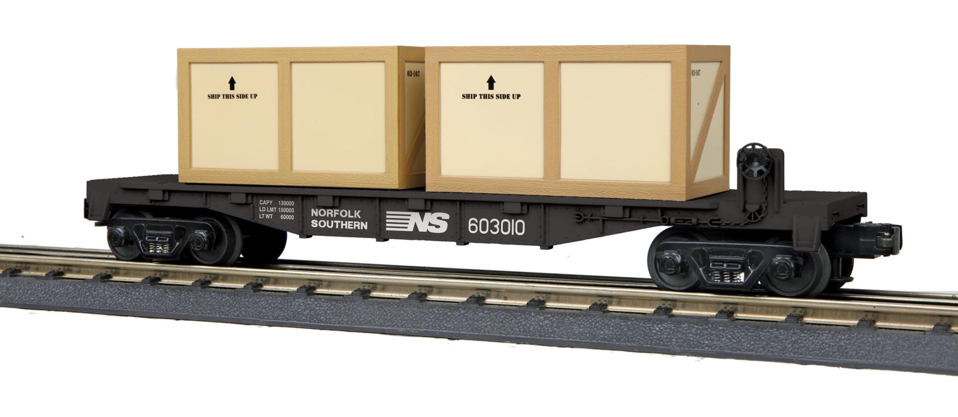 N.S. FLAT W/CRATES