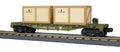 ARMY FLAT W/CRATES