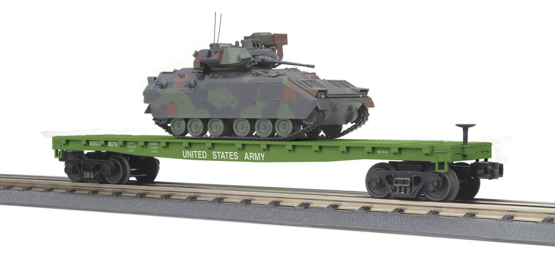 ARMY FLAT W/VEHICLE