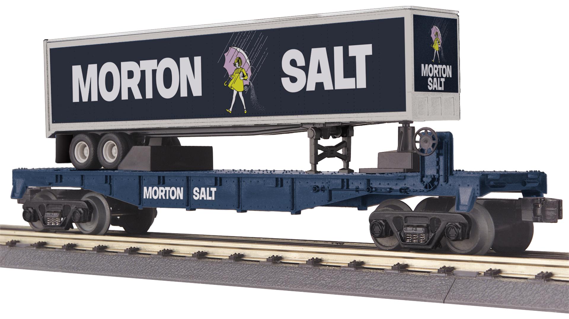 FLAT W/MORTON SALT TRAILER