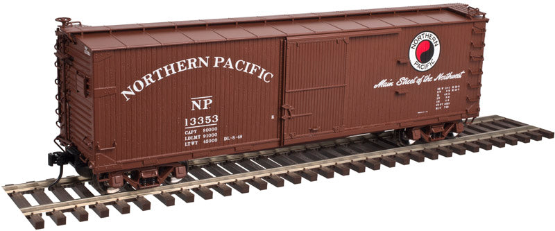 N.P. BOX CAR