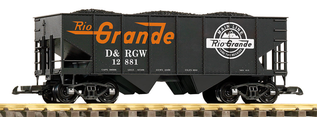 D&RGW HOPPER W/COAL LOAD