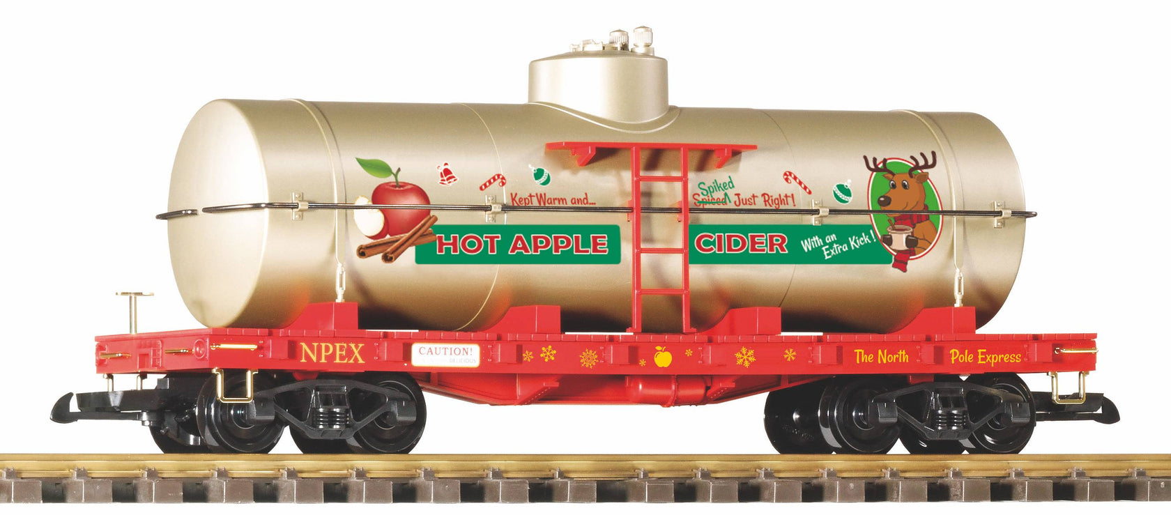 XMAS APPLE CIDER TANK CAR