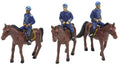 MOUNTED POLICE & FIGURES