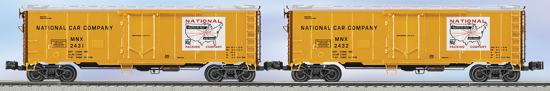 NATIONAL STEEL SIDE REEFER 2-PACK