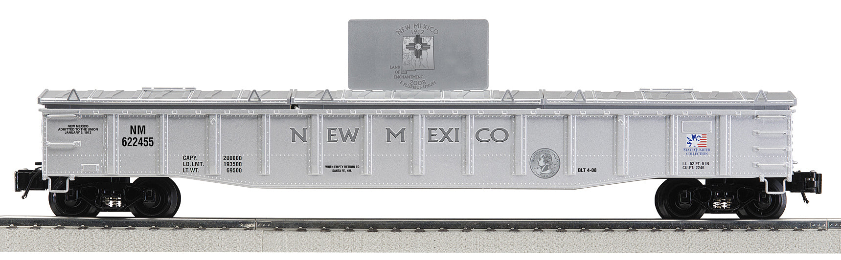 NM STATE QUARTER GONDOLA BANK