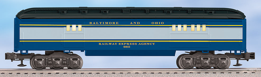 B.& O. BAGG CAR W/TRAINSOUNDS