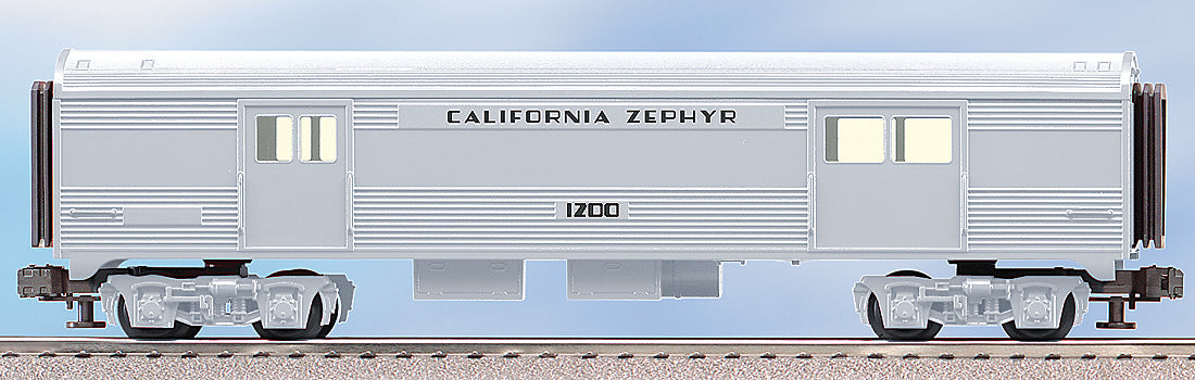 CAL ZEPHYR BAGG CAR W/TRAINSOUNDS