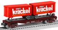 KRACKEL PIGGYBACK FLATCAR W/TRAILER