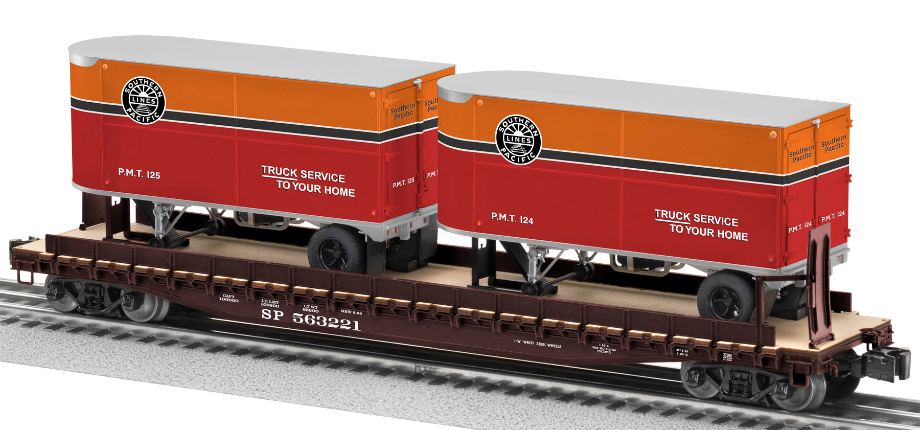 S.P. FLAT W/TRAILERS