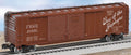 BURLINGTON DD BOX CAR W/END DOORS