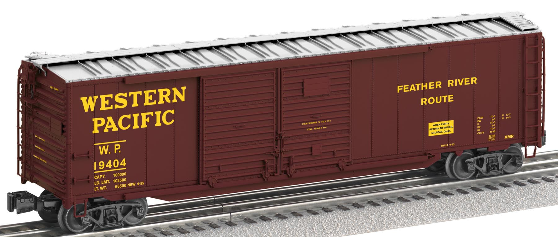 W.P. DD BOX CAR