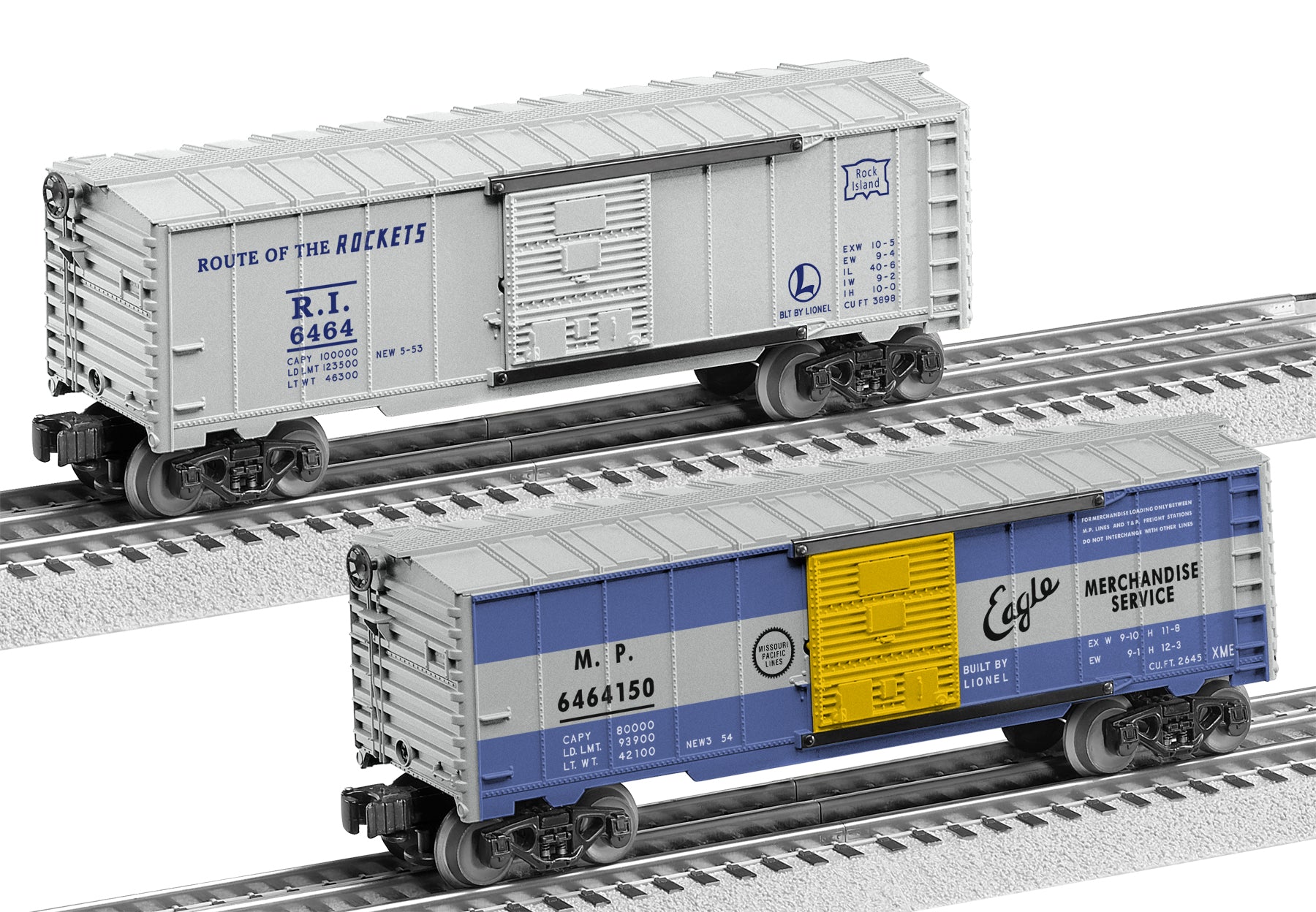 #6464 VARIATION BOX CAR 2PK