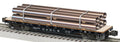 D.& R.G.W. 40' FLAT W/PIPES