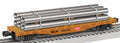 MILW 40' FLAT W/PIPE LOAD