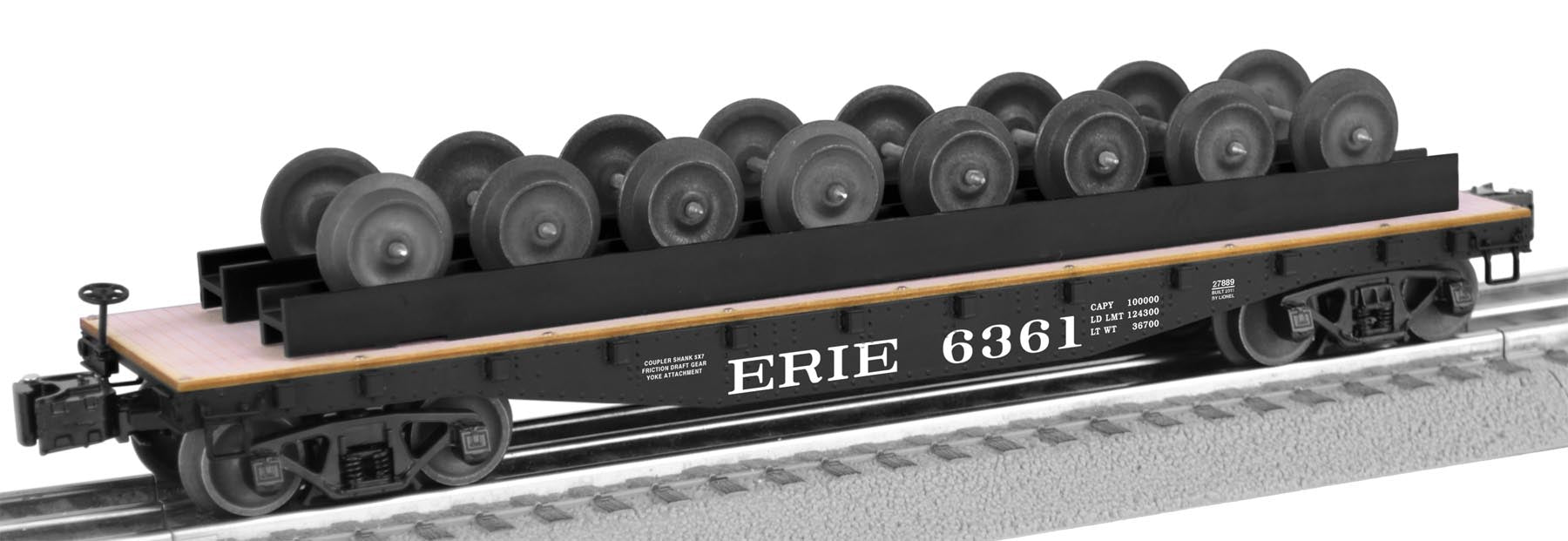 ERIE FLAT W/WHEEL LOAD