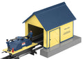 OPERATING HANDCAR & SHED