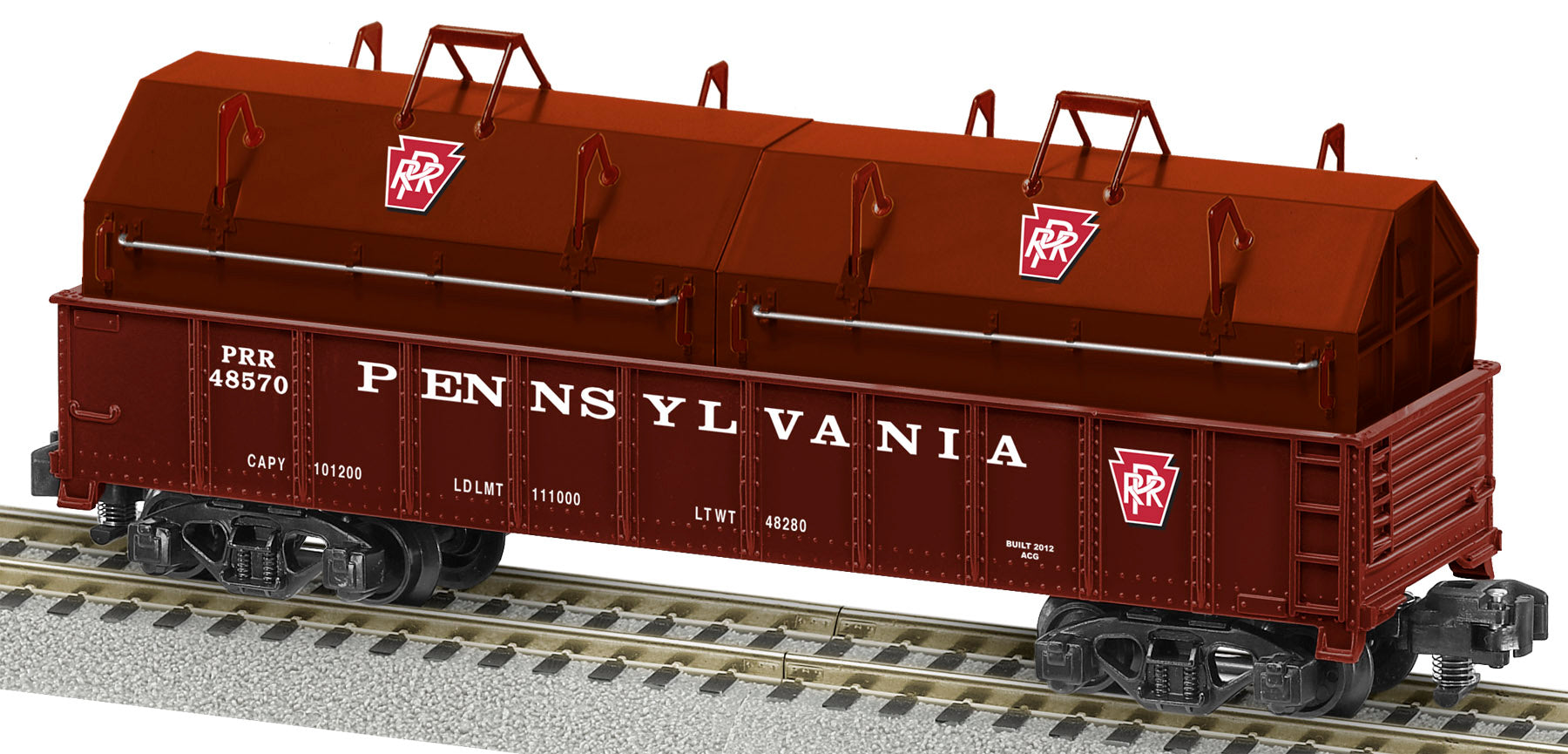 PRR GONDOLA W/COIL COVERS