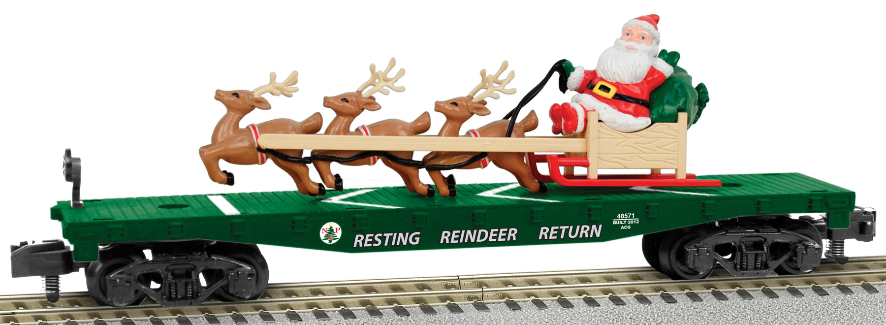 A.F. FLAT W/SANTA'S SLEIGH