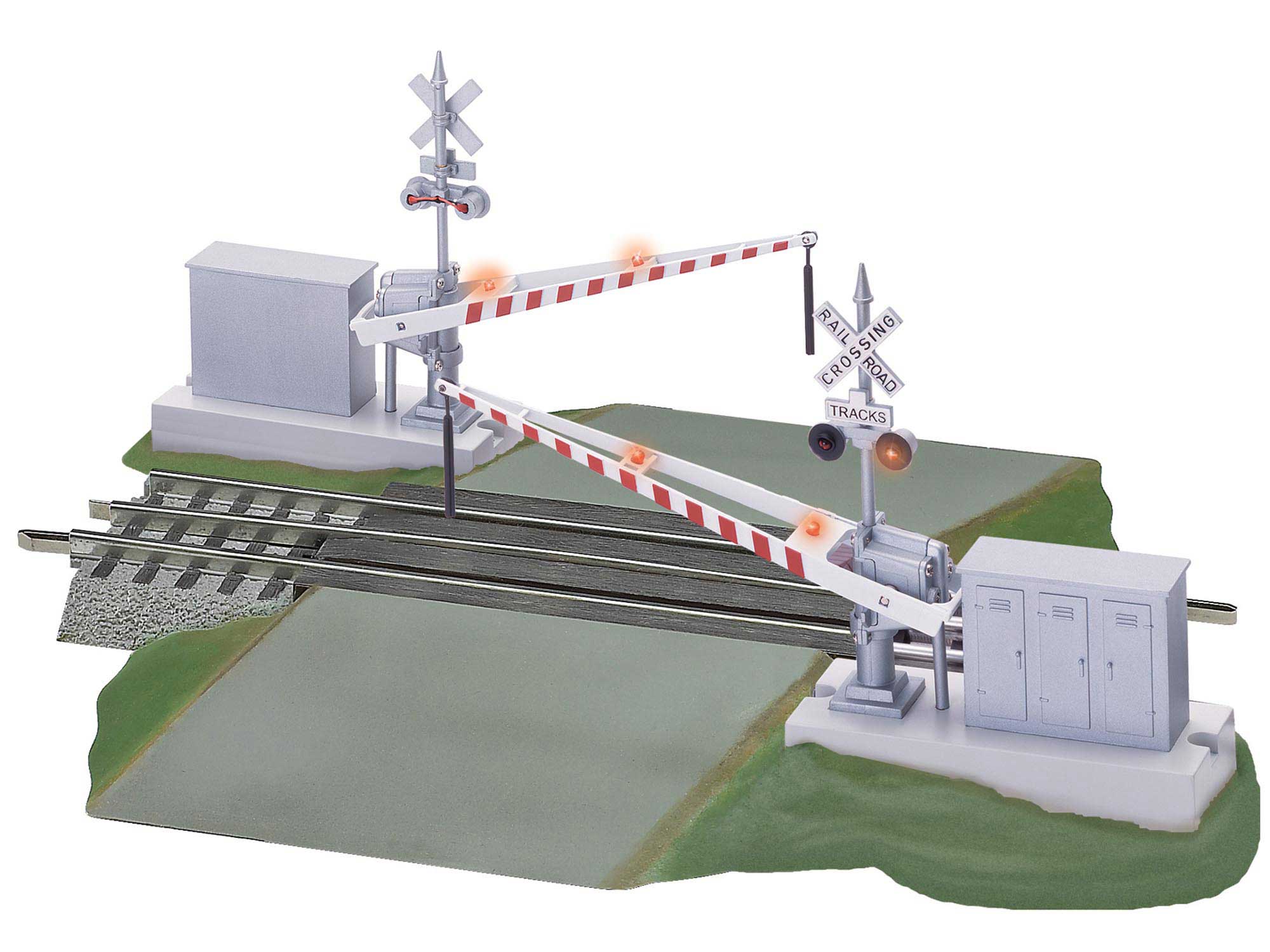 OPERATING GRADE CROSSING W/GATES