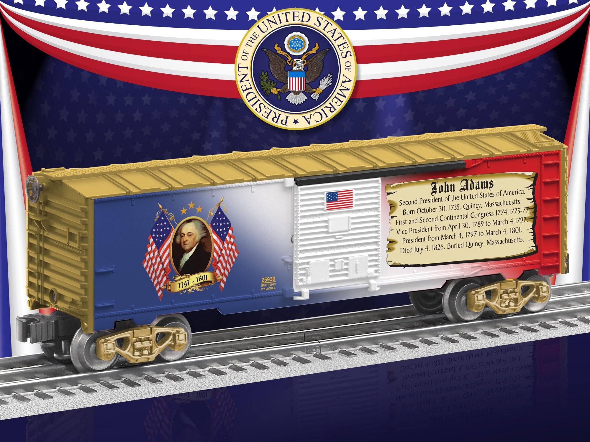 JOHN ADAMS BOX CAR