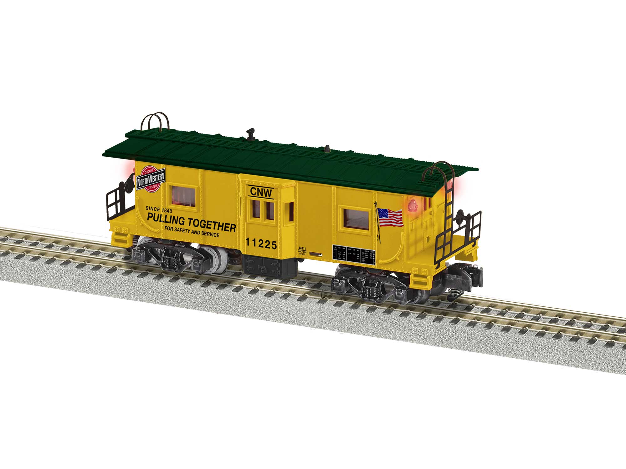 C&NW BW CABOOSE #11225