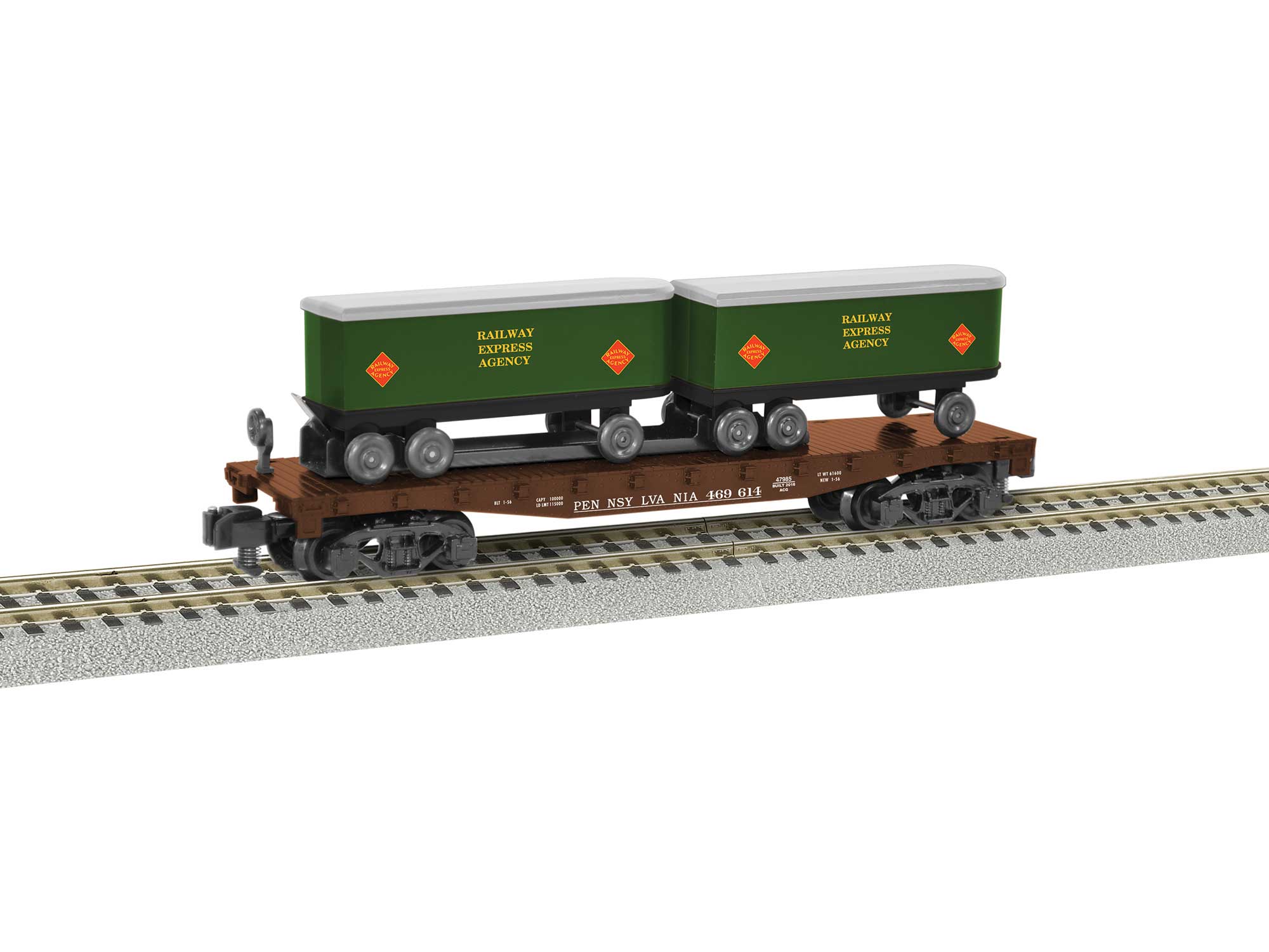 REA PIGGYBACK FLAT W/TRAILER