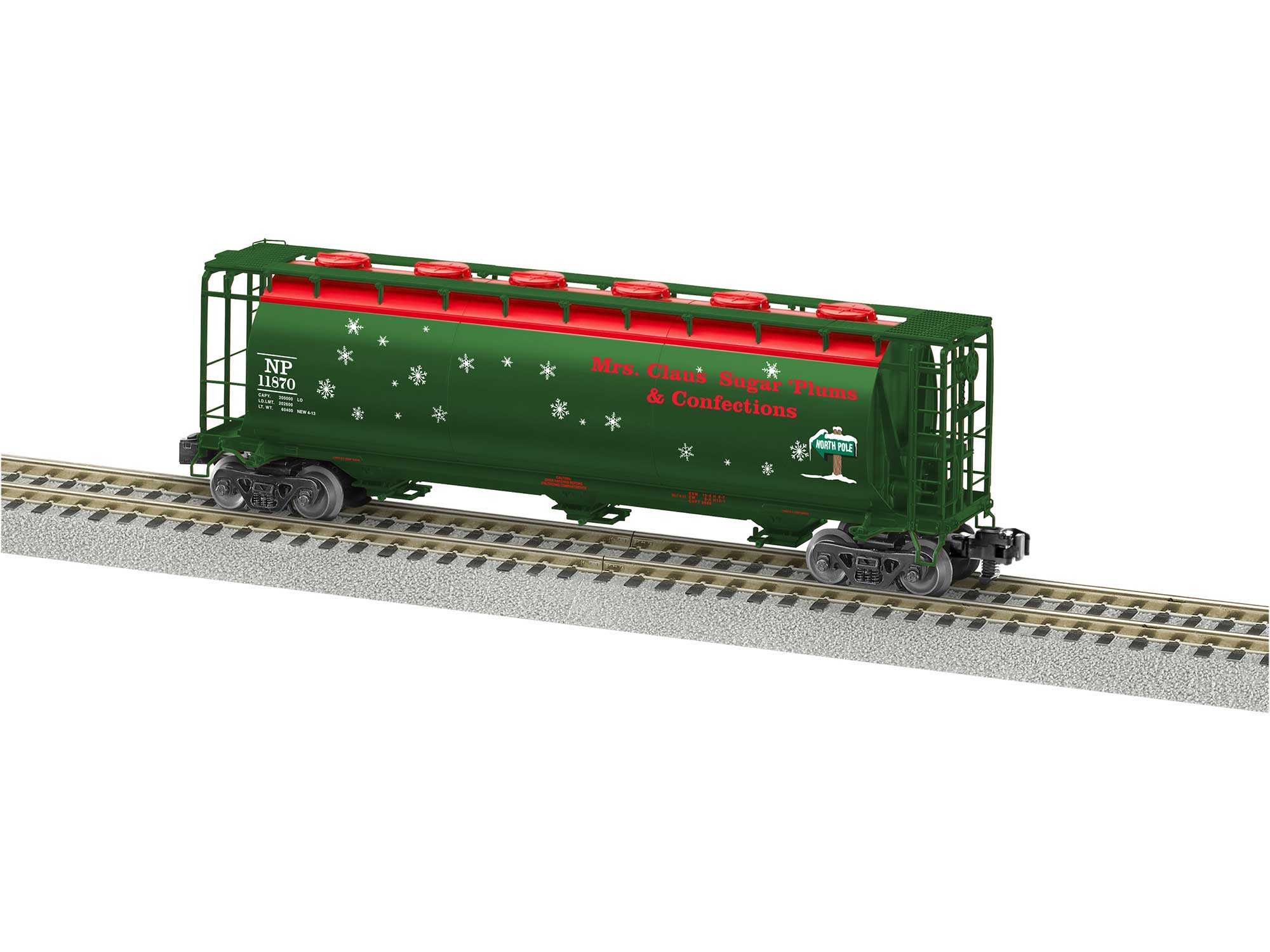 XMAS SCALE CYLINDRICAL HOPPER