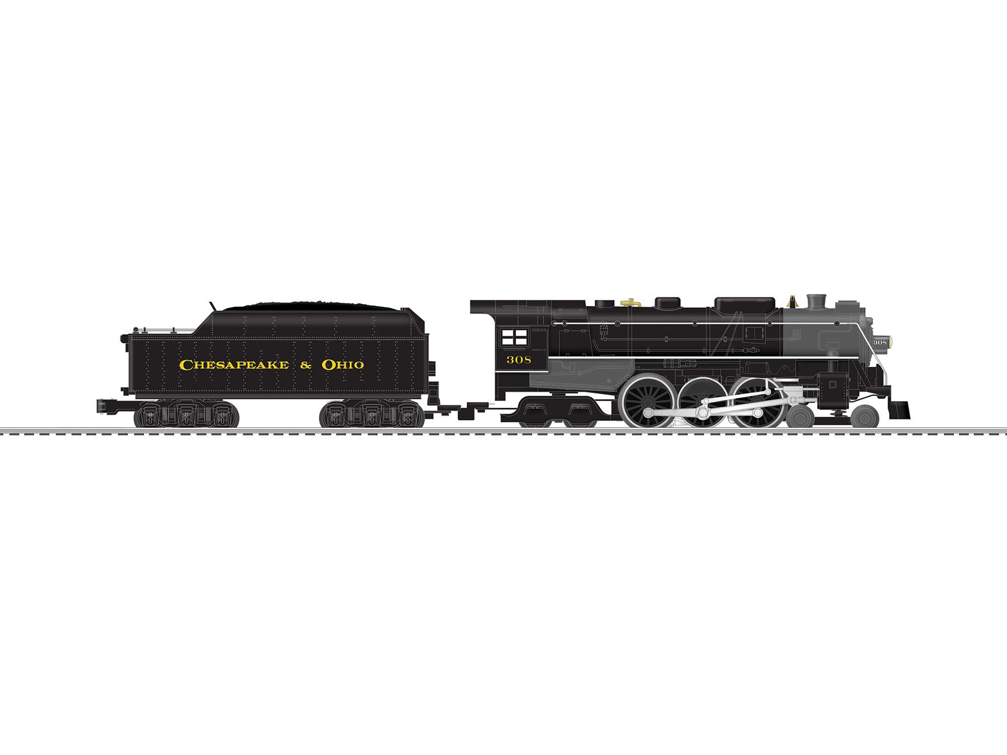 C.& O. 4-6-4 W/LION CHIEF
