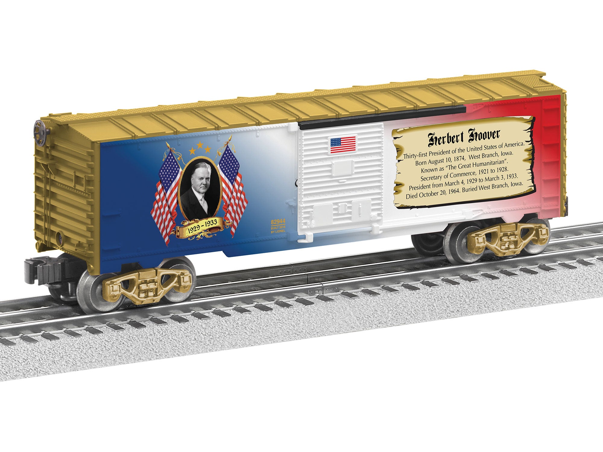 HERBERT HOOVER BOX CAR