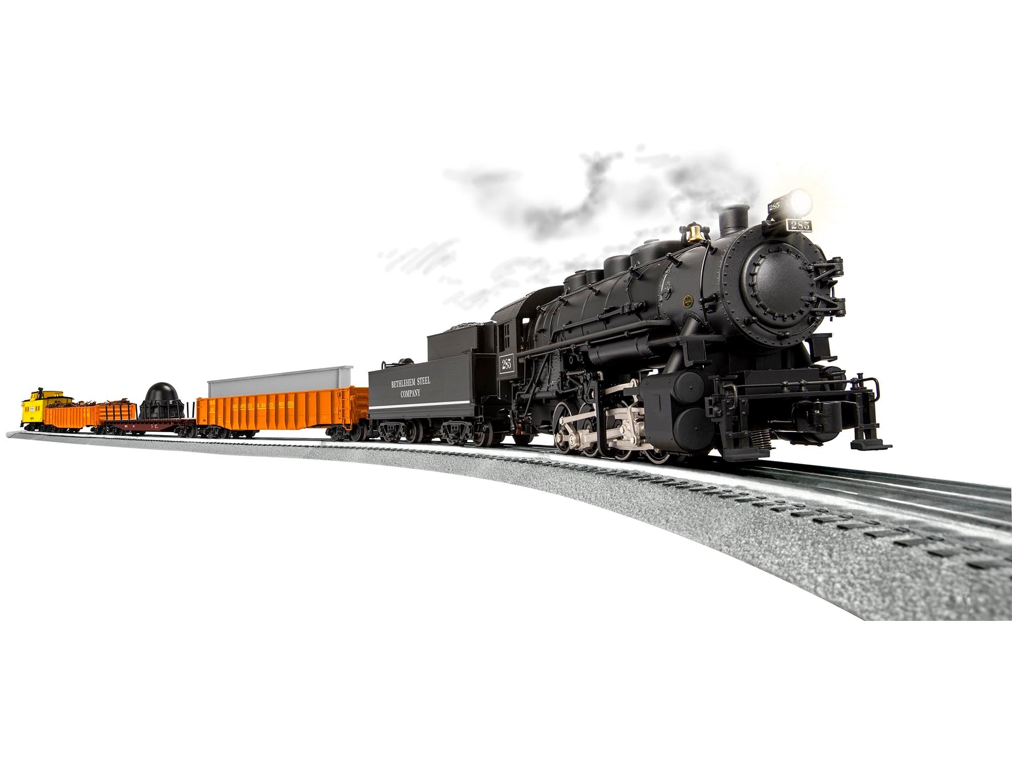 STEEL CITY (BETH 0-8-0) W/5 CARS