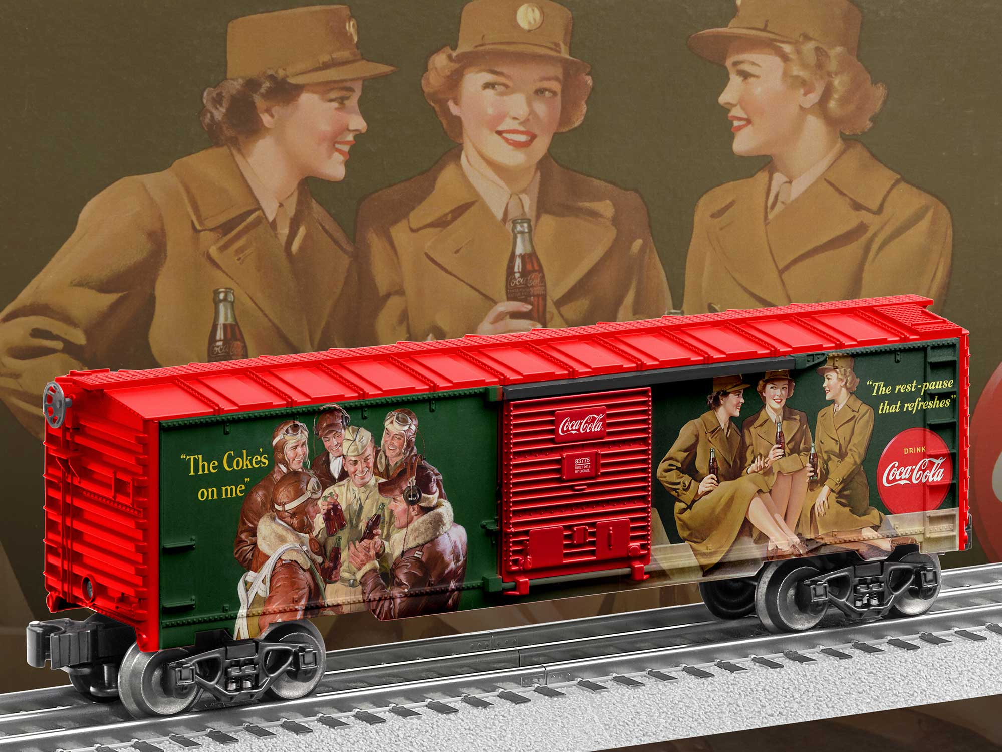 COCA COLA MILITARY BOXCAR #1
