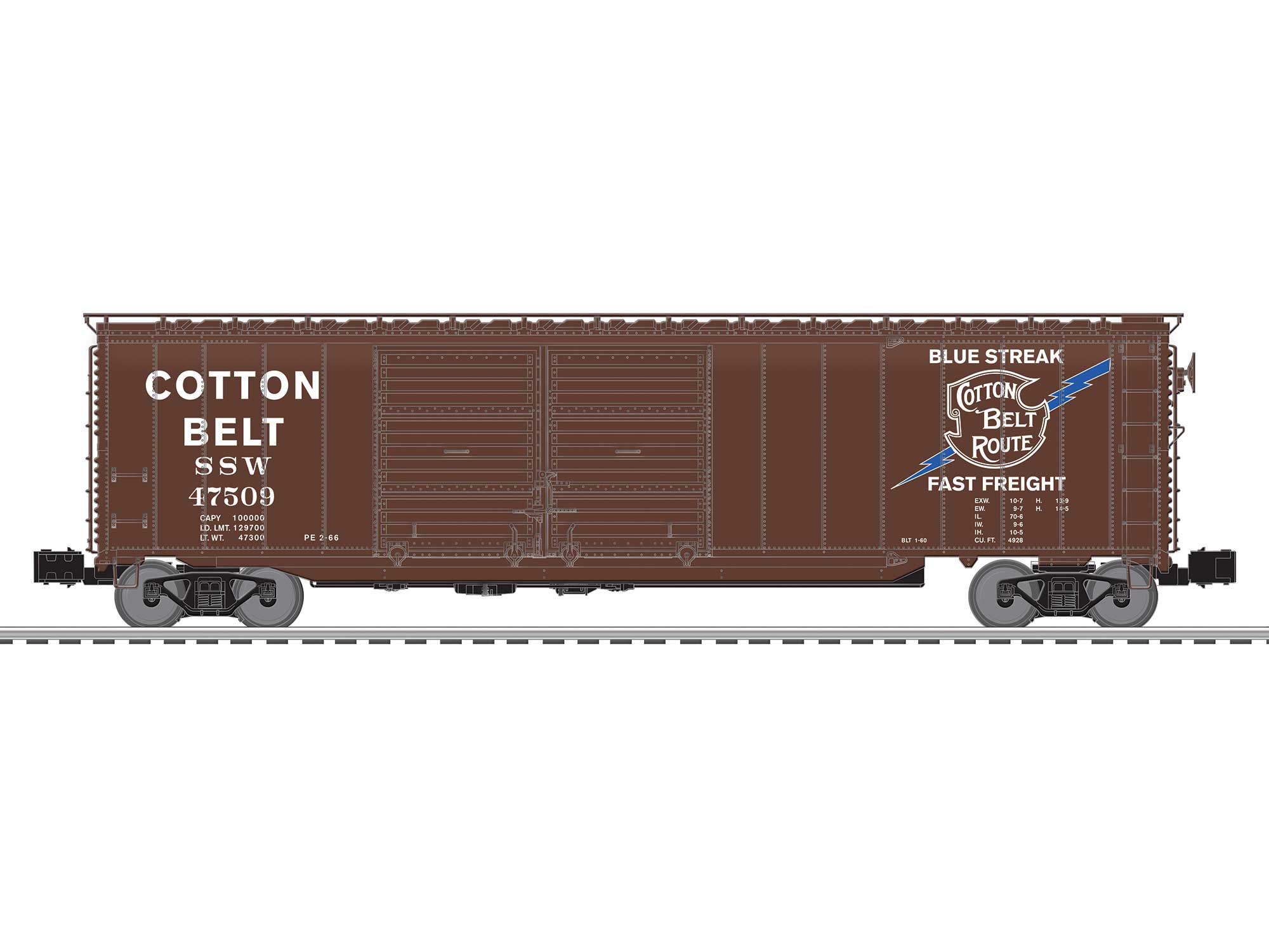 COTTON BELT 50' DD BOXCAR