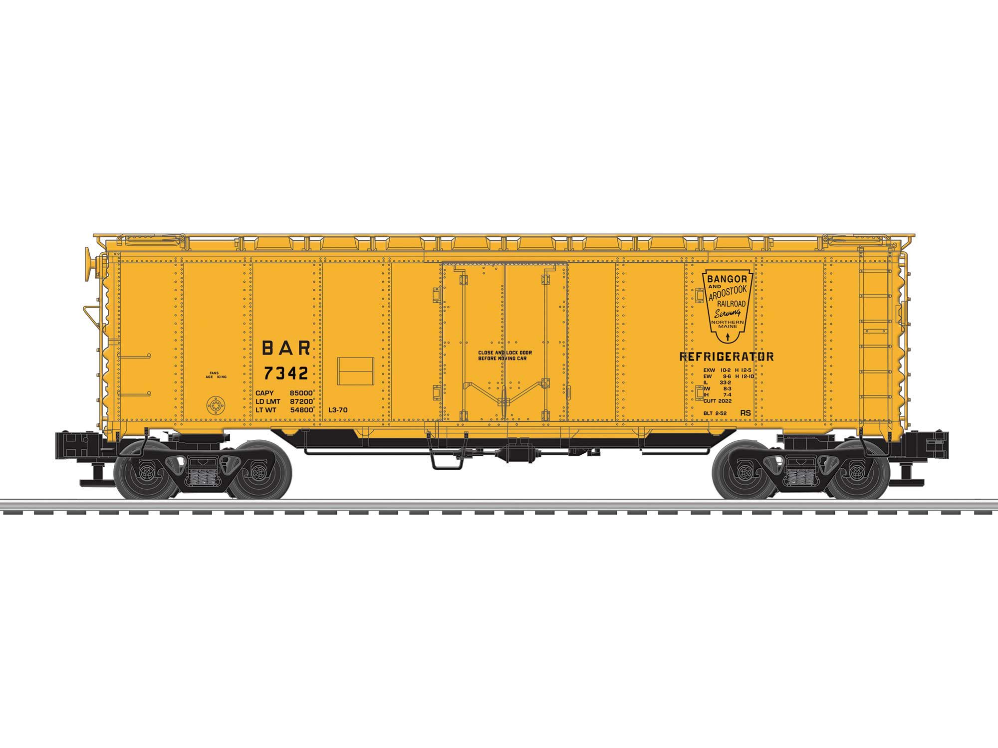 B&A 40' STEEL REEFER